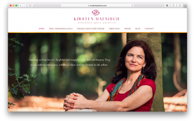 Referenz-Webseite: Kirsten Haenisch – Spirituelles Coaching